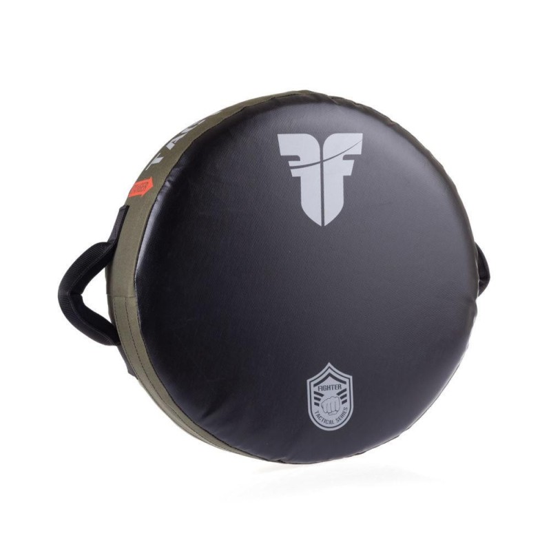 Fighter Round Shield - TAKTISCHE SERIE - Gruen - Khaki