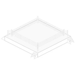 Boxring Canvas - weiss - 5m - 7