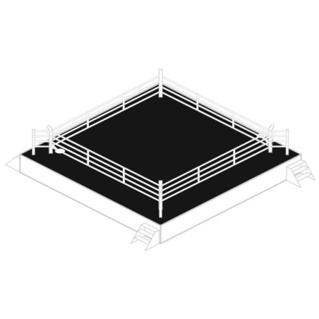 Boxring Canvas - schwarz - 5m - 7
