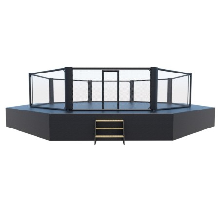 MMA Competition Cage 7x7m + Buergersteig 1m - schwarz - Default Title