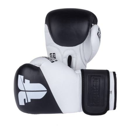 Fighter Boxhandschuhe SPLIT- schwarz/weiss - 10