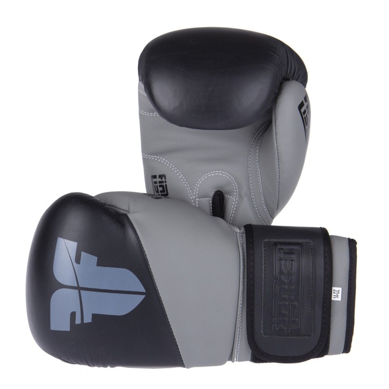 Fighter Boxhandschuhe SPLIT- schwarz/grau - 10