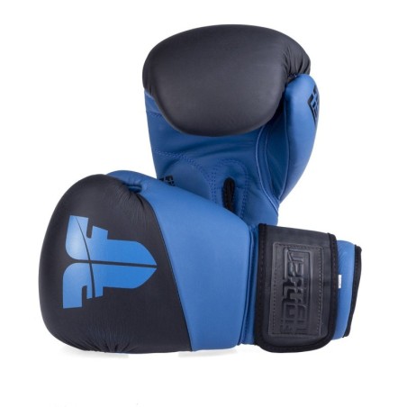Fighter Boxhandschuhe SPLIT- schwarz/blau - 10