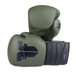 Fighter Boxhandschuhe Sparring - khaki/schwarz - 10