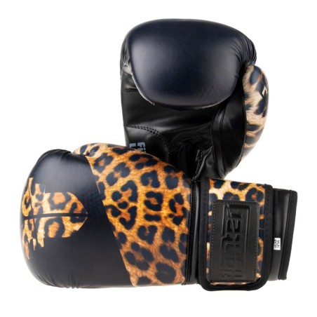 Fighter Boxhandschuhe Jungle Series - Leopard - 6 / Black / PU