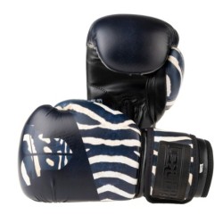 Fighter Boxhandschuhe Jungle Series - Zebra - 6 / Black / PU