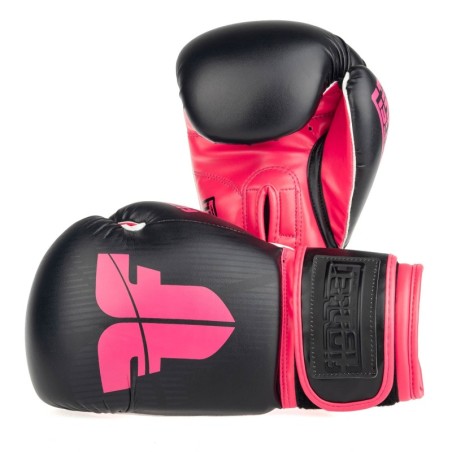 Fighter Boxhandschuhe SPEED - schwarz/pink - 8
