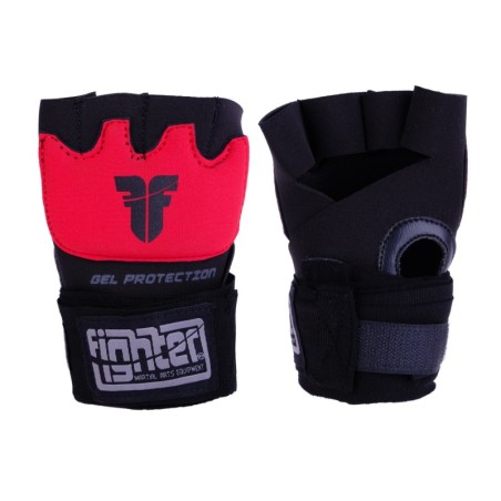 Fighter Strap - Gelbandagen - schwarz/rot - S/M