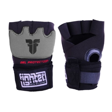 Fighter Strap - Gelbandagen - schwarz/grau - S/M