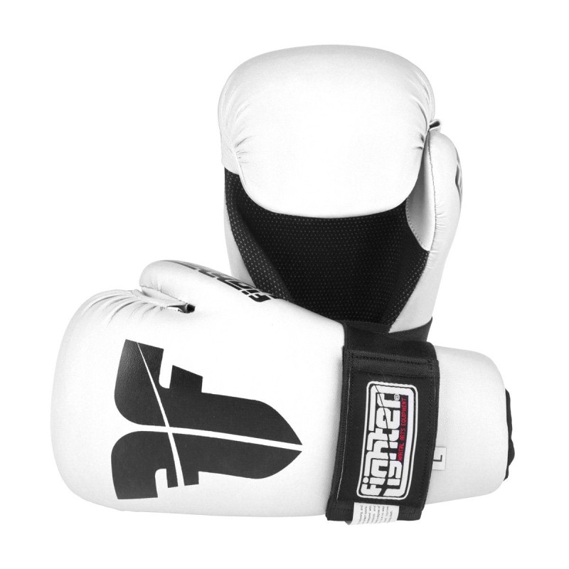 Fighter Offener Handschuhriemen - weiss - XS