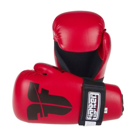 Fighter Offener Handschuhriemen - dunkelrot