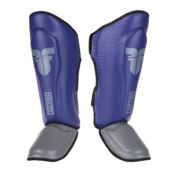 Fighter Schienbeinschoner Thai Classic - blau/grau - XS