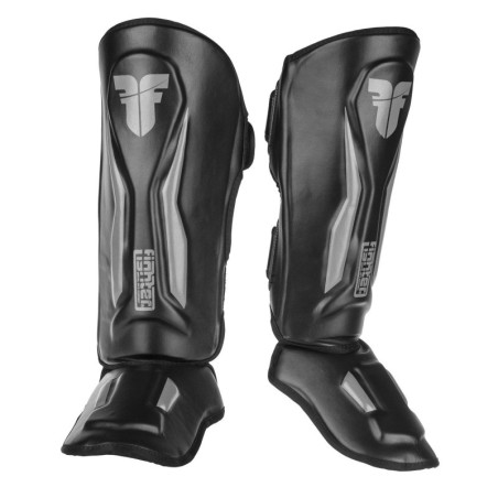 Fighter Schienbeinschoner Thai Ergo - schwarz/grau - XS