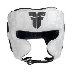 Kopfschutz Fighter Sparring Pro - weiss/camo - S/M