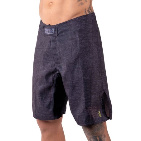 Fighter MMA Shorts - Life is a Fight - grau - XS