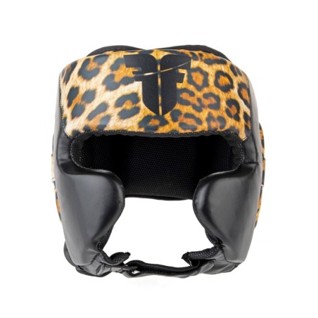 Headguard Fighter Sparring Pro Jungle Series - Leopard - M