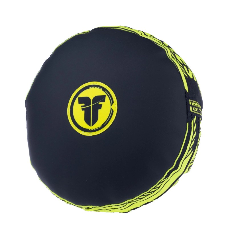 Fighter Round Shield Power Series - black/neon yellow - One size