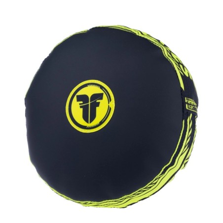 Fighter Round Shield Power Series - black/neon yellow - One size