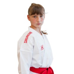 Veste Shureido Waza | WKF Approved 2025 – 2029 | Broderie Épaules Bleue/Rouge