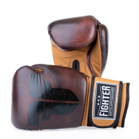 Fighter Boxing Gloves Retro - brown - 8