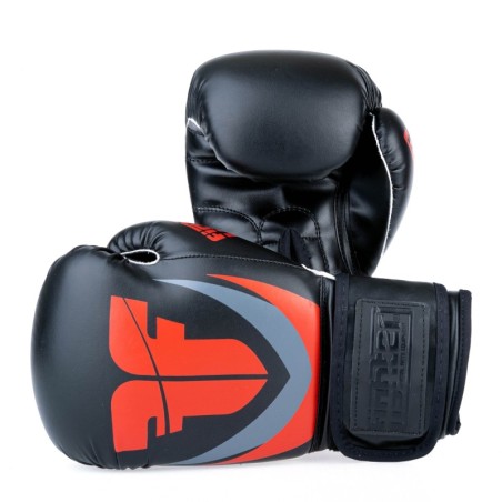 Fighter Boxing Gloves Spikes - black/red
