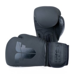 Fighter Boxing Gloves SPLIT Stripes - black - 8