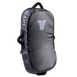 Fighter Kicking Shield - MULTI GRIP - Life is a Fight - Gray Camo