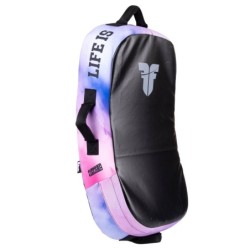 Fighter Kicking Shield - MULTI GRIP - Life is a Fight - Pink