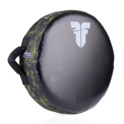 Fighter Round Shield - Life Is A Fight - Green Camo