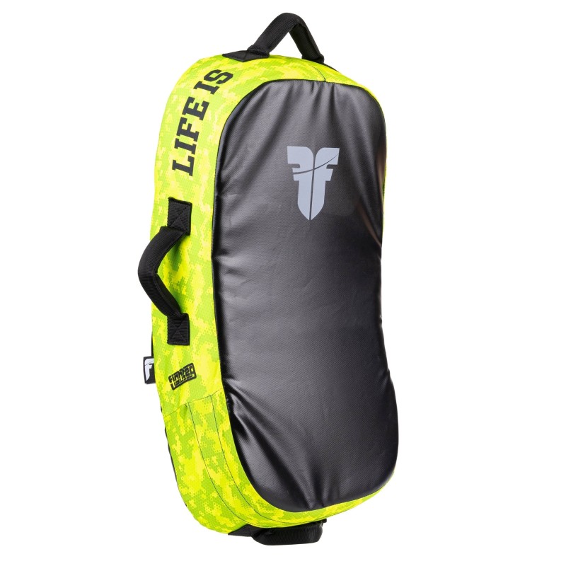 Fighter Kicking Shield - MULTI GRIP - Life is a Fight - Neon Camo