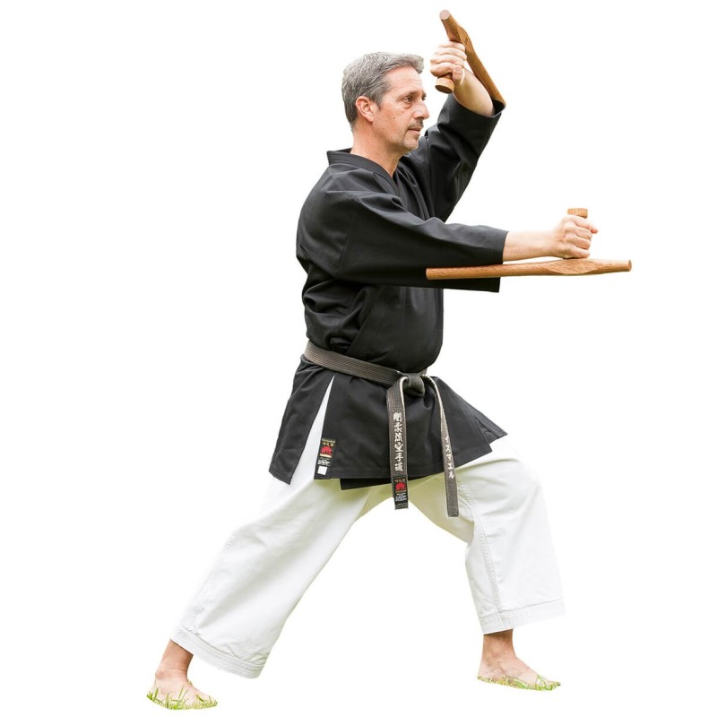 Karategi Noir Shureido pour Kobudo – Modèles TK-10 et K-10, Vêtement Sur Mesure | Artsmartiaux.fr