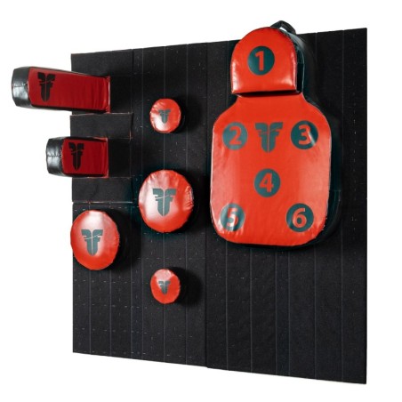 Fighter Training Power Wall SET - red