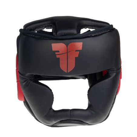 Fighter Headguard Sparring - schwarz/rot