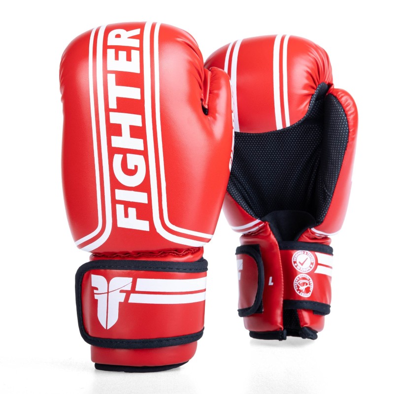 Fighter Open Gloves Stripe - SGP Edition - red - XS