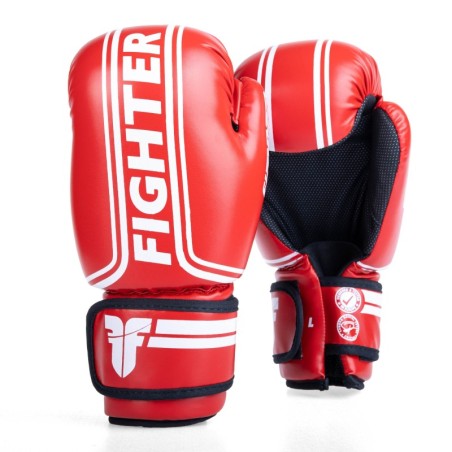 Fighter Open Gloves Stripe - SGP Edition - red - XS
