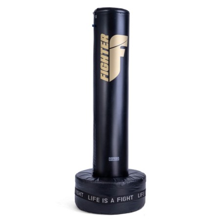 Fighter Free-Standing Boxing Bag Classic - black/gold - One Size