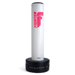 Fighter Free-Standing Boxing Bag Classic - white/pink - One Size