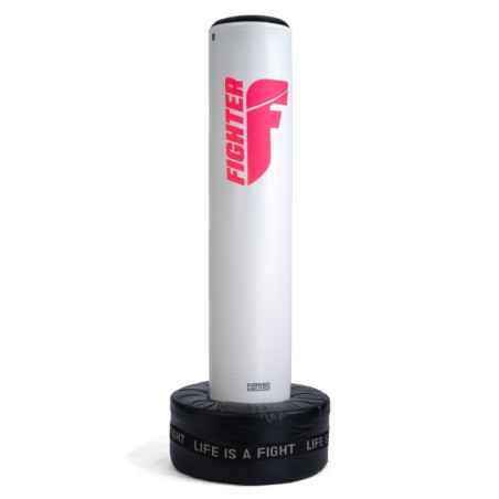 Fighter Free-Standing Boxing Bag Classic - white/pink - One Size
