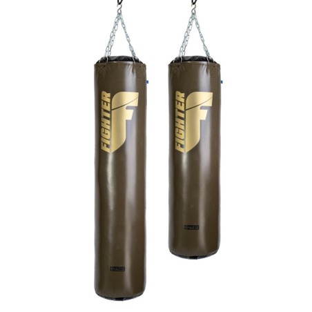 Fighter Boxing Bag Professional - khaki/gold - 150cm