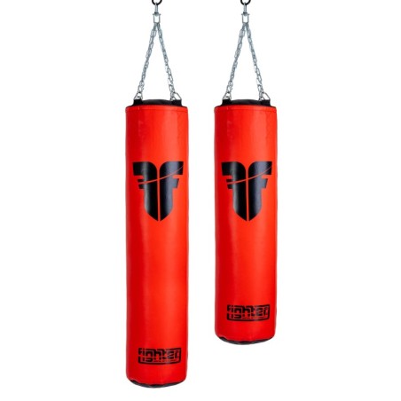 Fighter Heavy Bag - red (Diameter 34cm) - 100cm