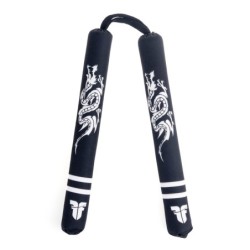 Fighter Soft Nunchaku - Dragon - black/white - Black