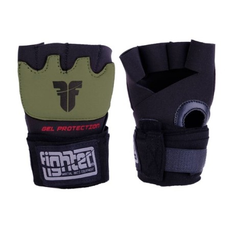 Fighter Gel Hand Wraps - black/khaki