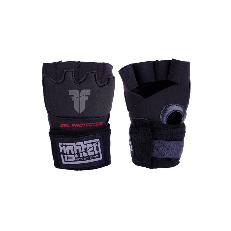 Fighter Gel Hand Wraps - black