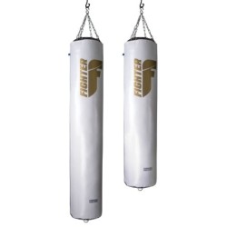 Fighter Boxing Bag Professional - white/gold