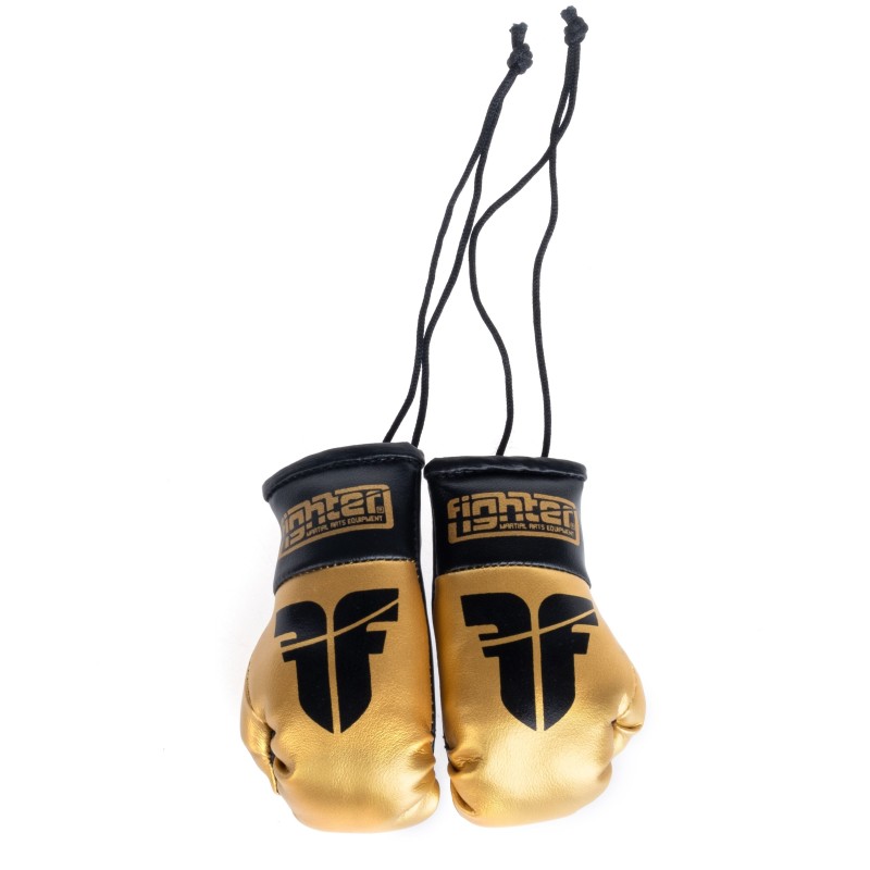Fighter Mini Boxing Gloves - gold - One size