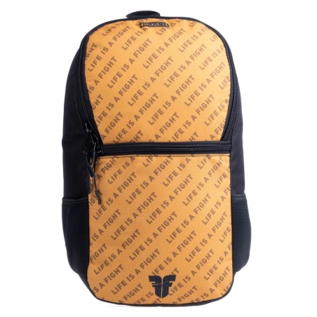 Fighter Backpack Size S - brown logo - S