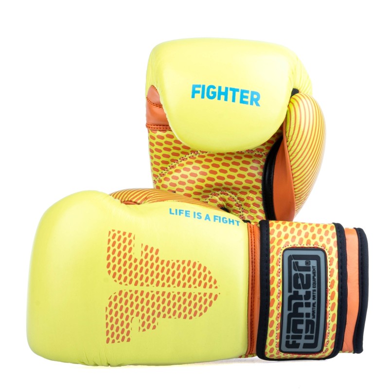 Fighter Boxing Gloves Training - yellow/orange