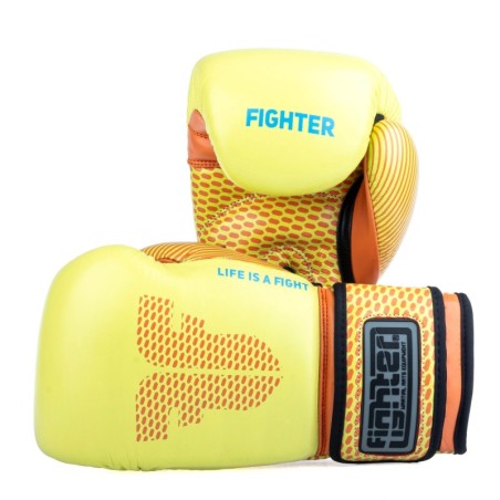 Fighter Boxing Gloves Training - yellow/orange