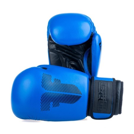 Fighter Boxing Gloves Round - blue