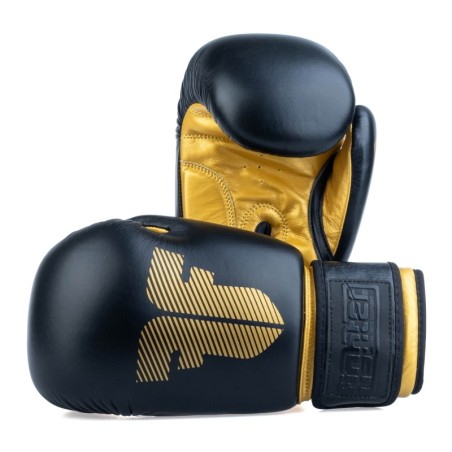 Fighter Boxing Gloves Round - black/gold